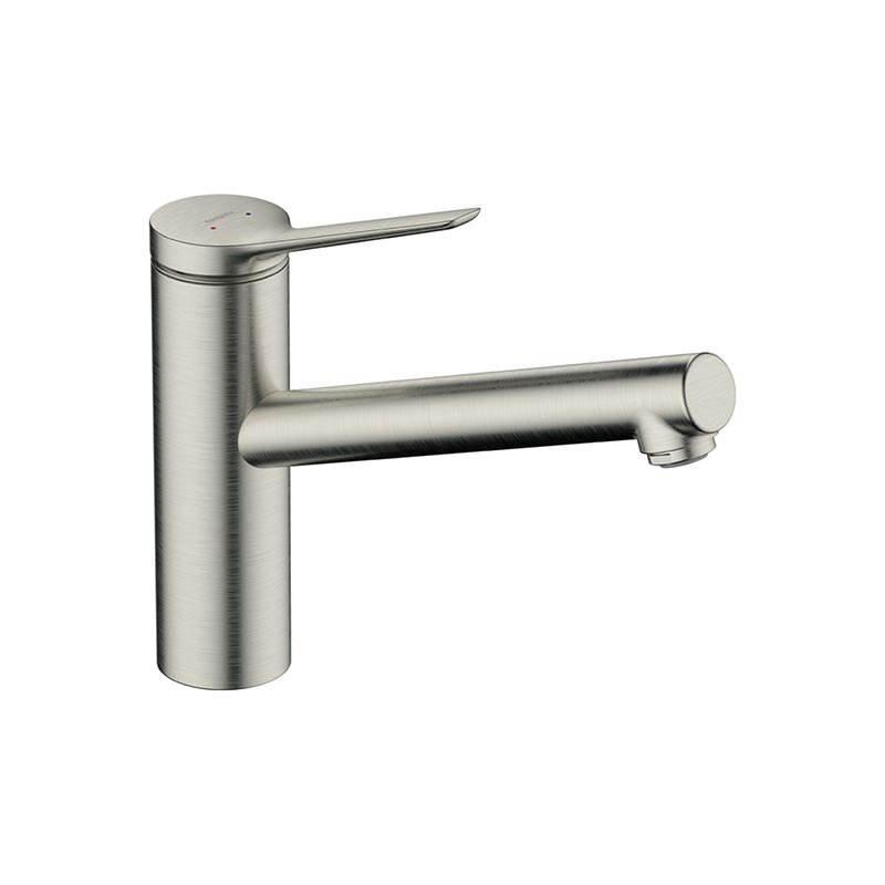 Изображение товара Смеситель для кухонной мойки Hansgrohe Zesis, 74806800, с вытяжным изливом, сталь Изображение товара Смеситель для кухонной мойки Hansgrohe Zesis, 74806800, с вытяжным изливом, сталь