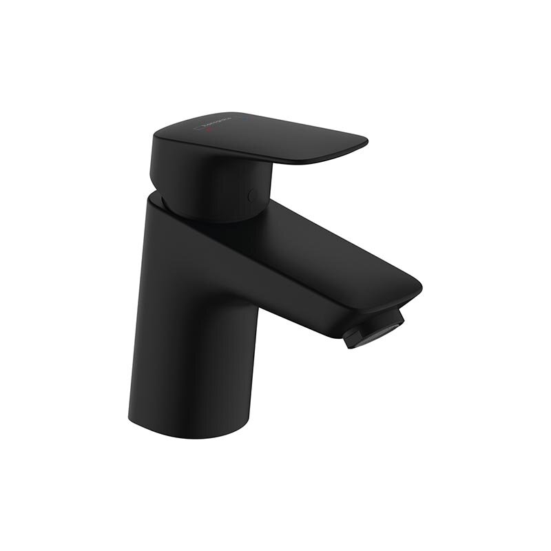 Изображение товара Смеситель для раковины Hansgrohe Logis, 71070670, с донным клапаном со стержнем тяги, черный матовый