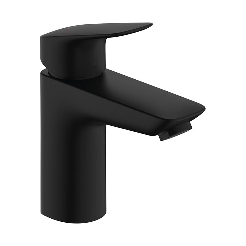 Изображение товара Смеситель для раковины Hansgrohe Logis 71107670 черный матовый с донным клапаном