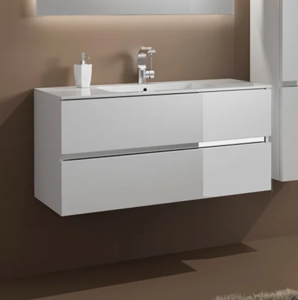 Изображение товара Тумба под раковину Sanvit Кубэ-2, 80 см, подвесная, белый глянцевый, kkube2080w