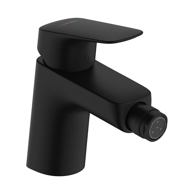Изображение товара Смеситель для биде Hansgrohe Logis черный матовый однорычажный с донным клапаном