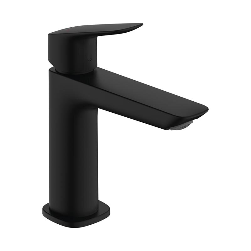 Изображение товара Смеситель Hansgrohe Logis 71253670 Черный матовый - однорычажный излив 14. 6 см