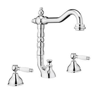 Изображение товара Смеситель Webert Dorian для раковины хром с поворотным изливом