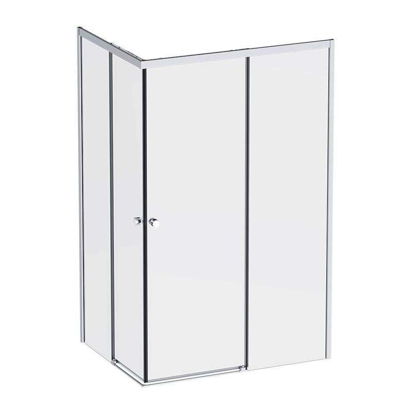 Изображение товара Душевой уголок Am.Pm X-Joy Square Slide 120x90 см, раздвижной, хром матовый