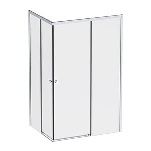 Изображение товара Душевой уголок Am.Pm X-Joy Square Slide 120 х 90 см, профиль хром матовый, стекло прозрачное, W94G-403-12090-MТ