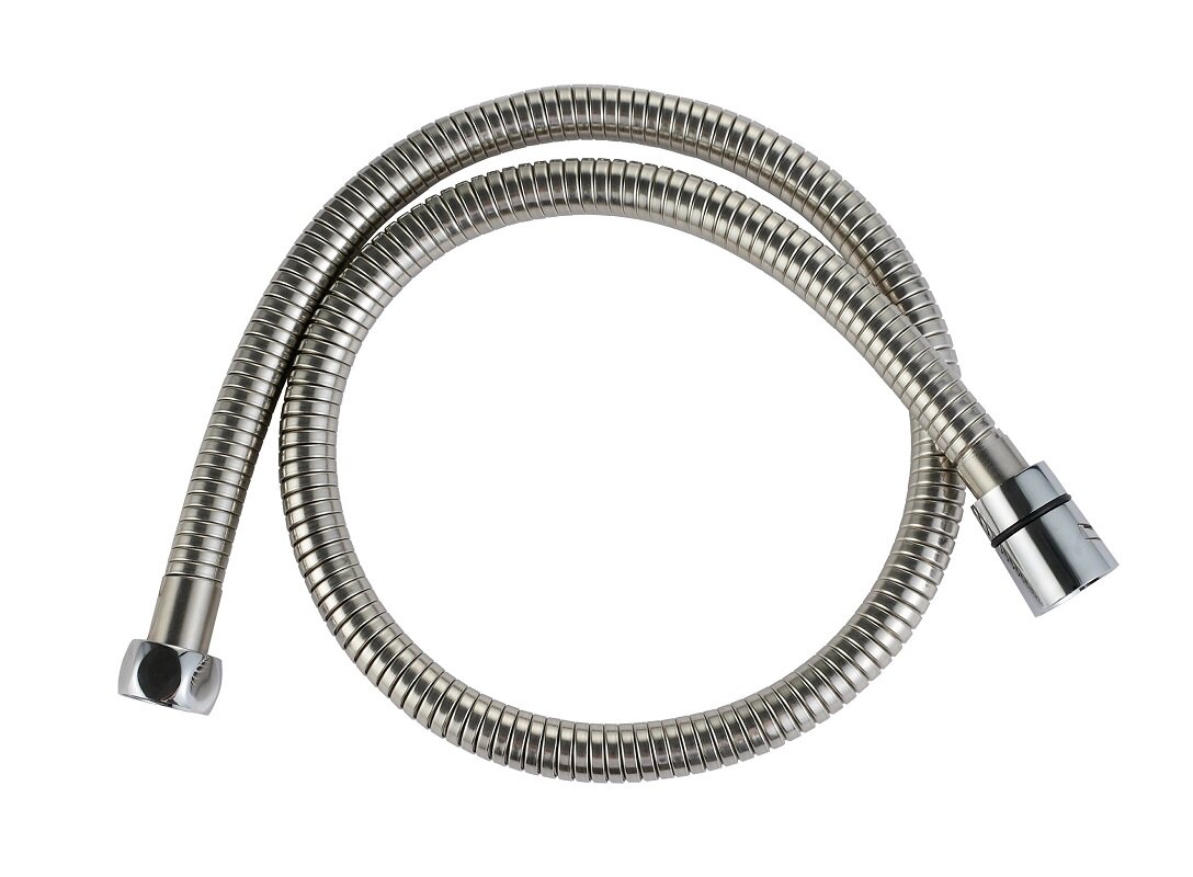 Изображение товара Душевой шланг Esko 150-200 см хром металлическая оплетка российский стандарт