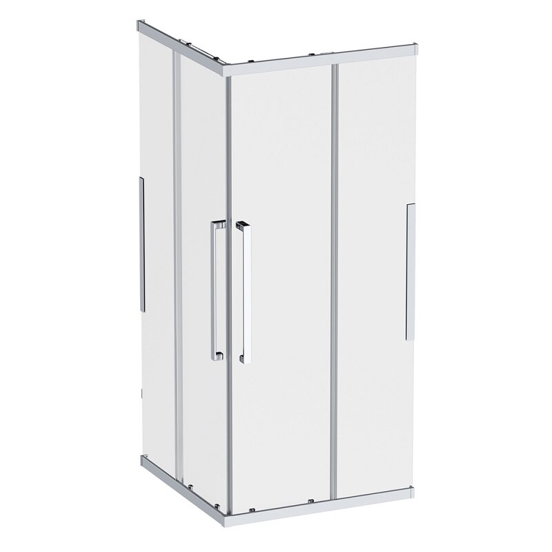 Изображение товара Душевой уголок Am.Pm Func Square Slide 90x90 см, хром матовый, стекло 6 мм, Германия