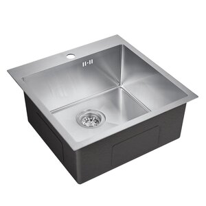 Изображение товара Мойка кухонная из нержавеющей стали 51х51 см Nano Satine EMB-116 PVD