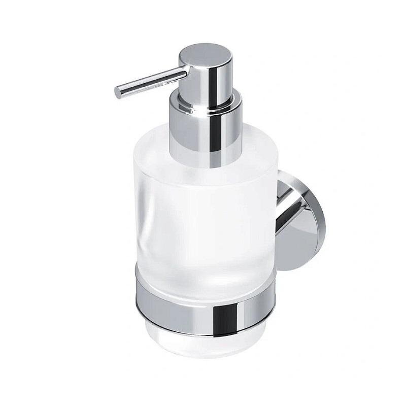 Изображение товара Дозатор для жидкого мыла Am.Pm X-Joy с держателем хром стильный настенный дизайн