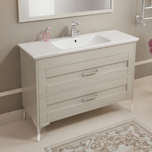 Изображение товара Тумба под раковину Sanvit Прованс 100 см напольная бежевый МДФ