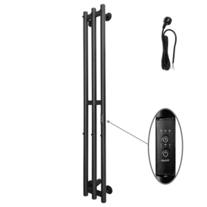 Изображение товара Электрический полотенцесушитель Altasan Арго 120 см черный муар