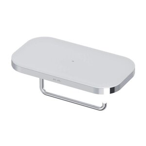 Изображение товара Держатель для туалетной бумаги Am.Pm Func A8F341400, с полкой, хром