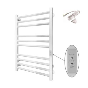 Изображение товара Электрический полотенцесушитель Altasan АрмадаПроф 80x50 см нержавеющая сталь белый матовый