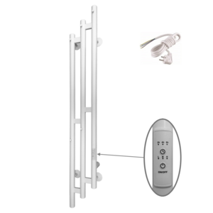 Изображение товара Электрический полотенцесушитель Altasan Бриз высота 120 см белый матовый