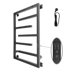 Изображение товара Полотенцесушитель электрический Altasan Лабиринт, высота 80 см, ширина 50 см, диммер справа, черный муар, ЛабиринтПроф5кр8050ЧМ