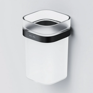 Изображение товара Стакан для щеток настенный Am.Pm Func A8F34322, держатель черный матовый