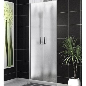 Изображение товара Душевая дверь BelBagno Uno, 120 см, стекло шиншилла, профиль хром, UNO-B-2-120-CH-Cr