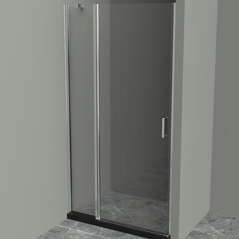 Изображение товара Душевая дверь BelBagno Uno 90 см стекло хром распашная Италия