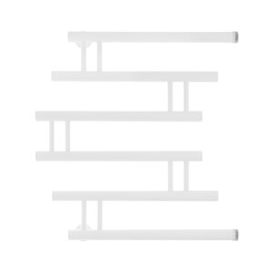 Изображение товара Полотенцесушитель водяной Energy Modern 60 x 50, ширина 56 см, высота 63 см, боковое подключение 1 дюйм, белый матовый, EWTRMODRN06050R903M