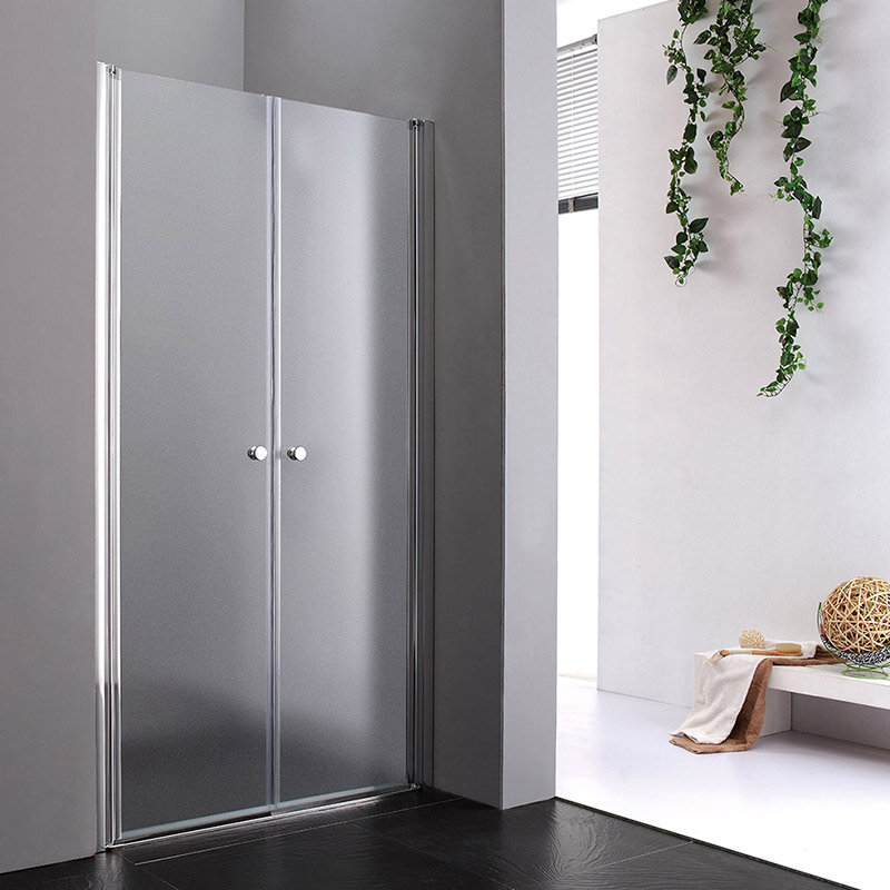 Изображение товара Душевая дверь Cezares Elena 160 см с матовым стеклом и хромовым профилем