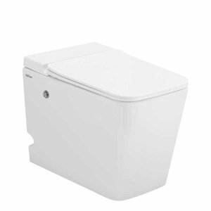 Изображение товара Приставной унитаз Abber Rechteck AC1213P, с импульсным смывом, крышка-сиденье микролифт, белый