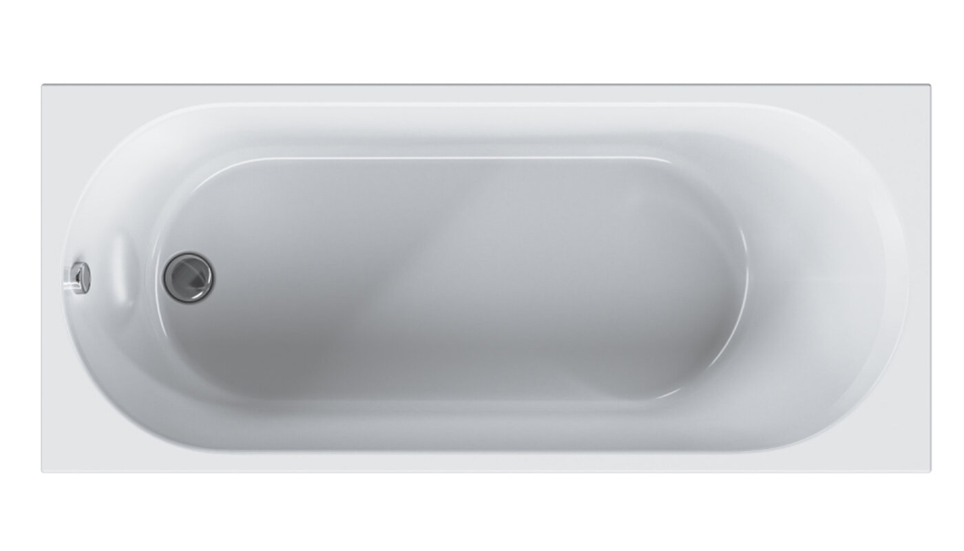 Изображение товара Ванна акриловая Am.Pm X-Joy 160x70 см белая с высокой прочностью Германия