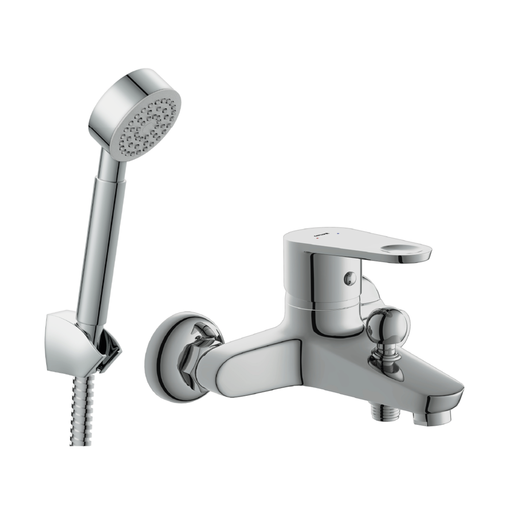 Изображение товара Смеситель для ванны и душа Cersanit Cari A64512 2 в 1 с душевым гарнитуром
