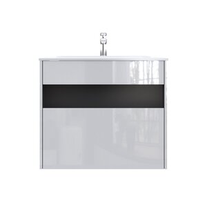 Изображение товара Тумба под раковину Am.Pm Func, 80 см, подвесная/напольная, белая, M8FFUX0801WG