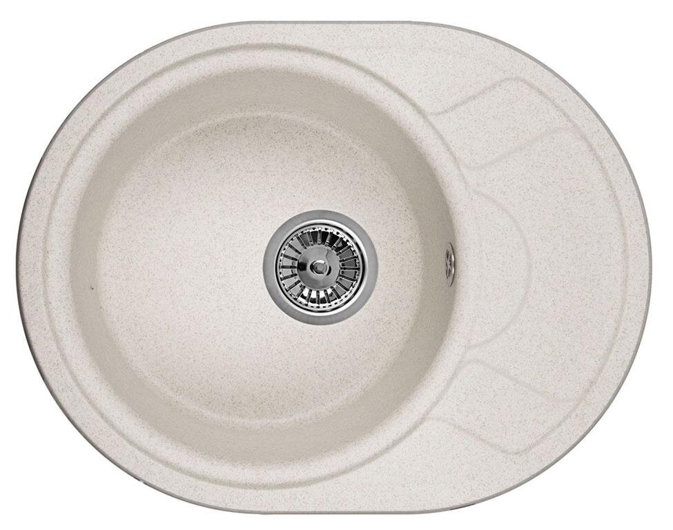 Изображение товара Мойка кухонная Емар Quartz 57.5 х 44.5 см из искусственного камня