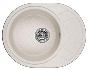 Изображение товара Мойка кухонная Емар Quartz 57.5 х 44.5 см, искусственный камень, EMQ-1575.C Берилл (выставочный образец, без сливной арматуры, отсутствует упаковка)