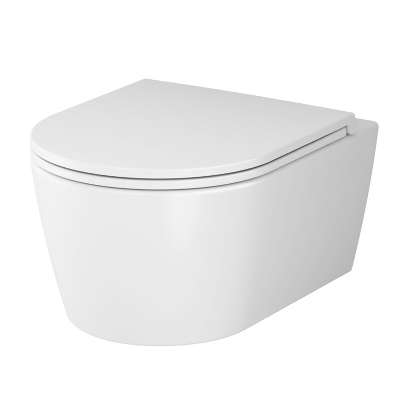 Изображение товара Подвесной безободковый унитаз Am.Pm Func C8F1700SC с микролифтом и системой антивсплеск