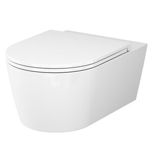 Изображение товара Унитаз подвесной Am.Pm Func C8F1701SC, FlashClean безободковый, сиденье микролифт, белый