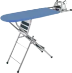 Гладильная доска Dasch KS-6D 94.5 х 33 см, со стремянкой, голубая, 10245 - фото 1