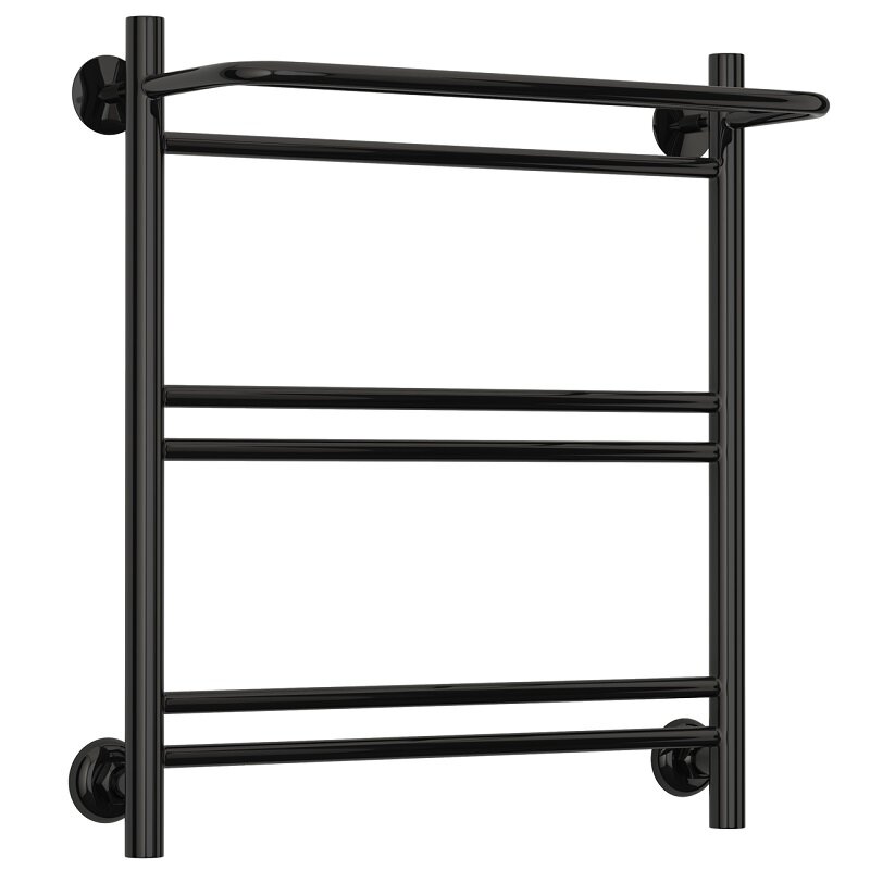 Изображение товара Водяной полотенцесушитель Стилье Версия-Н1 50/60 с полкой из нержавеющей стали