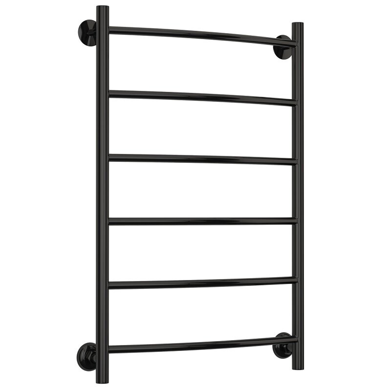 Изображение товара Полотенцесушитель водяной Стилье Версия-Н2, 50/80, ширина 50 см, высота 80 см, нижнее подключение, цвет черный, 17622-8050