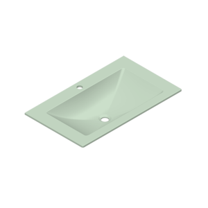 Изображение товара Раковина Radostone Рената, 78.5 х 46 см, Stone Surface, олива, RREN50785