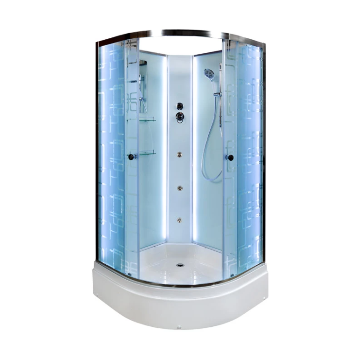 Изображение товара Душевая кабина Dto EM 2780 LED с подсветкой и раздвижными дверями