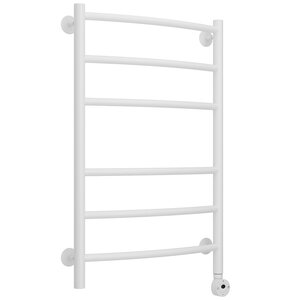 Изображение товара Полотенцесушитель электрический Стилье Формат 12, 50/80, ширина 50 см, высота 80 см, ТЭН справа, белый матовый, 30512-8050