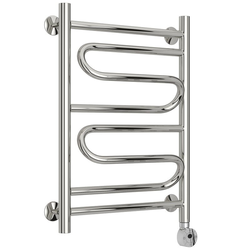 Изображение товара Электрический полотенцесушитель Стилье Формат 22 40x60 см хром нержавеющая сталь IP54