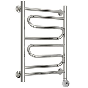 Изображение товара Полотенцесушитель электрический Стилье Формат 22, 40/60, ширина 40 см, высота 60 см, ТЭН справа, хром, 00522-6040