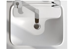 Изображение товара Раковина Am.Pm Func M8FWPC0600WM, 60 см, литьевой мрамор, цвет белый матовый