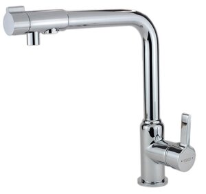 Изображение товара Смеситель Esko K23, для кухни, с подключением к фильтру с питьевой водой, цвет хром, K23
