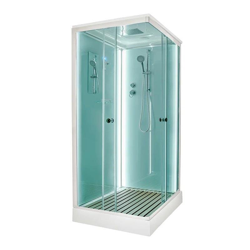 Изображение товара Душевая кабина Dto K, 120 x 90 см, с крышей, с LED-подсветкой, стекла прозрачные, профиль хром, K402SLED Изображение товара Душевая кабина Dto K, 120 x 90 см, с крышей, с LED-подсветкой, стекла прозрачные, профиль хром, K402SLED