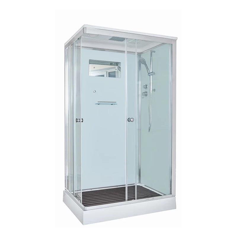 Изображение товара Душевая кабина Dto K, 120 x 90 см, с крышей, стекла прозрачные, профиль хром, K402S