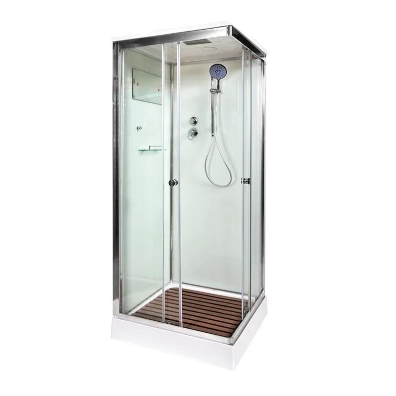 Изображение товара Душевая кабина Dto K, 80x80 см с крышей и прозрачными стеклами