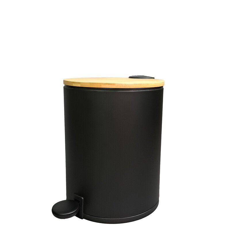 Изображение товара Корзина для мусора MySpace, 5 л, цвет черный, SW6963BLB-5L