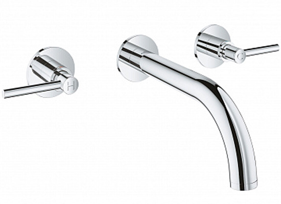 Изображение товара Смеситель для раковины Grohe Atrio New 20169003 с гарнитуром и механическими вентилями