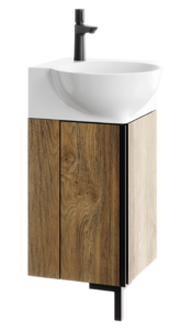 Изображение товара Тумба под раковину Aqwella Porto 45 см напольная, дуб балтийский, POR0104DB