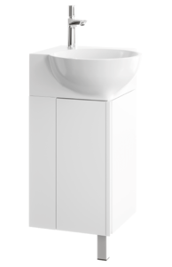 Изображение товара Тумба под раковину Aqwella Porto 45 см напольная, белый, POR0104WW