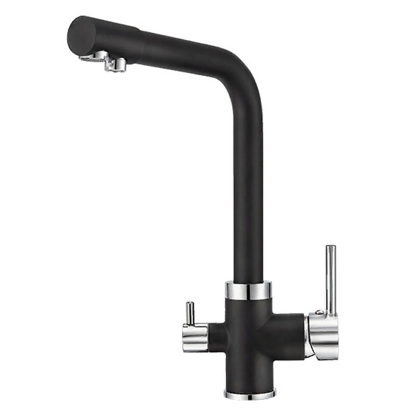 Изображение товара Смеситель Granula GR-2015 2015tr, для кухонной мойки, с подключением к фильтру, турмалин